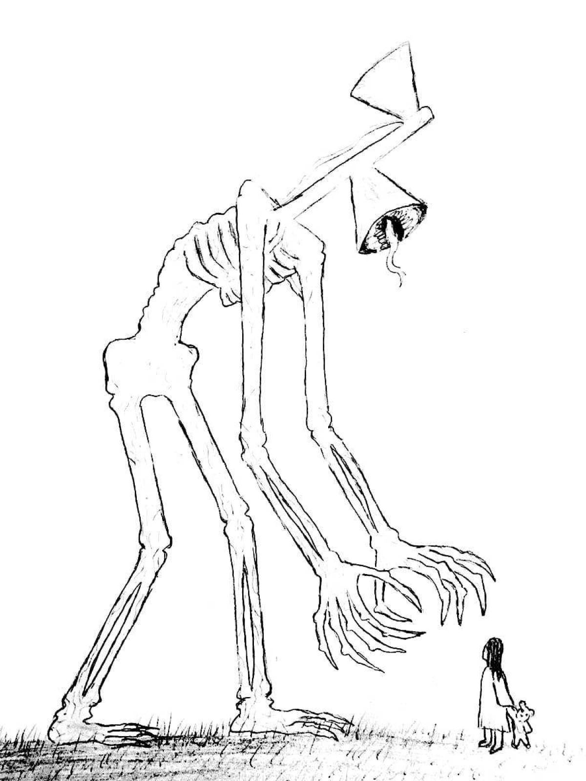Unnamed boogeyman coloring page