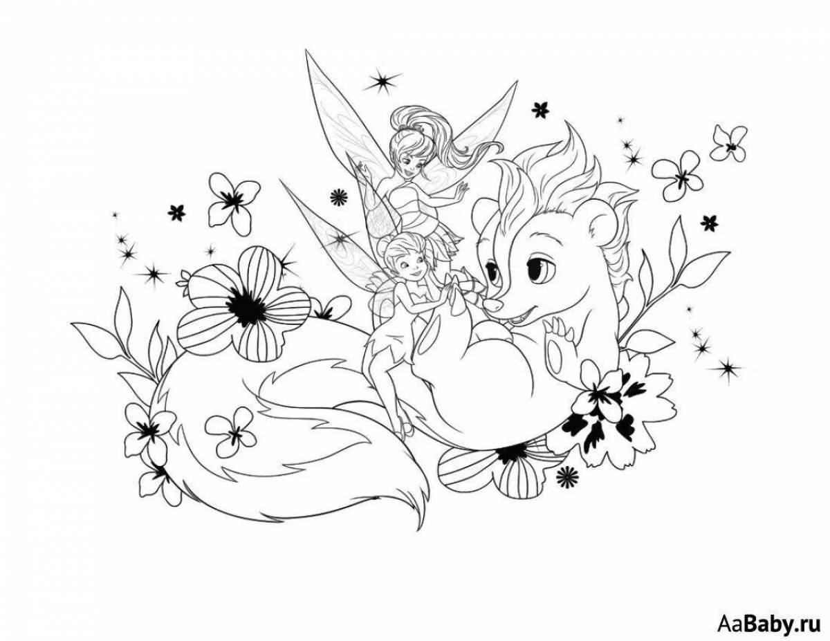 Мистическая раскраска магия