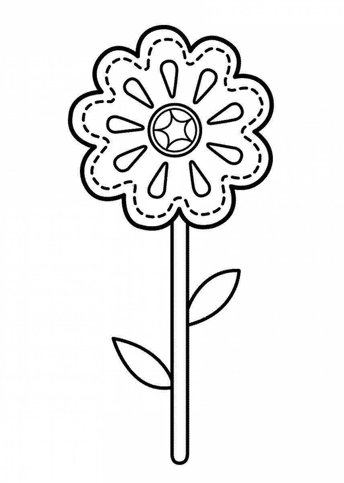Bright Stem Coloring Page