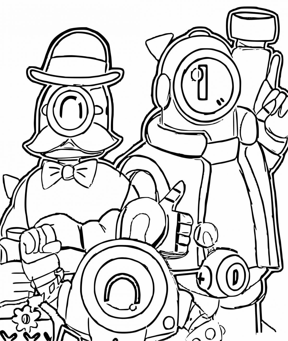 Coloring page joyful nani