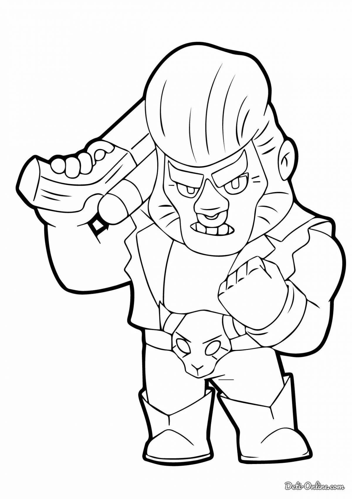 Color-joyful nani coloring page