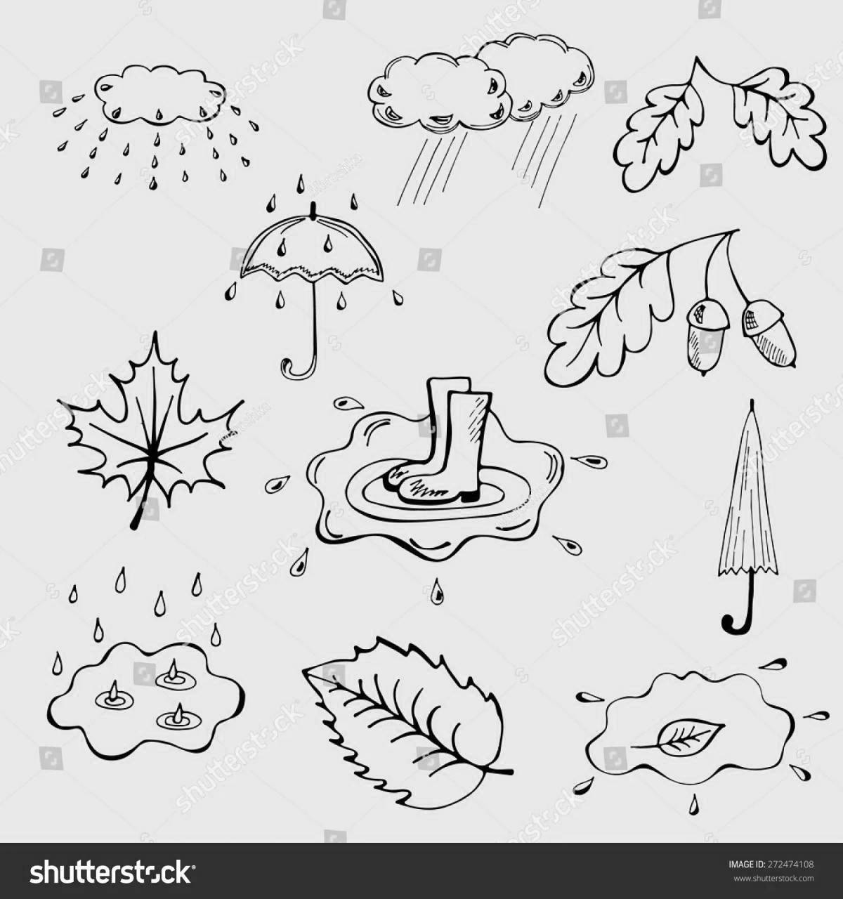 Coloring funny puddle