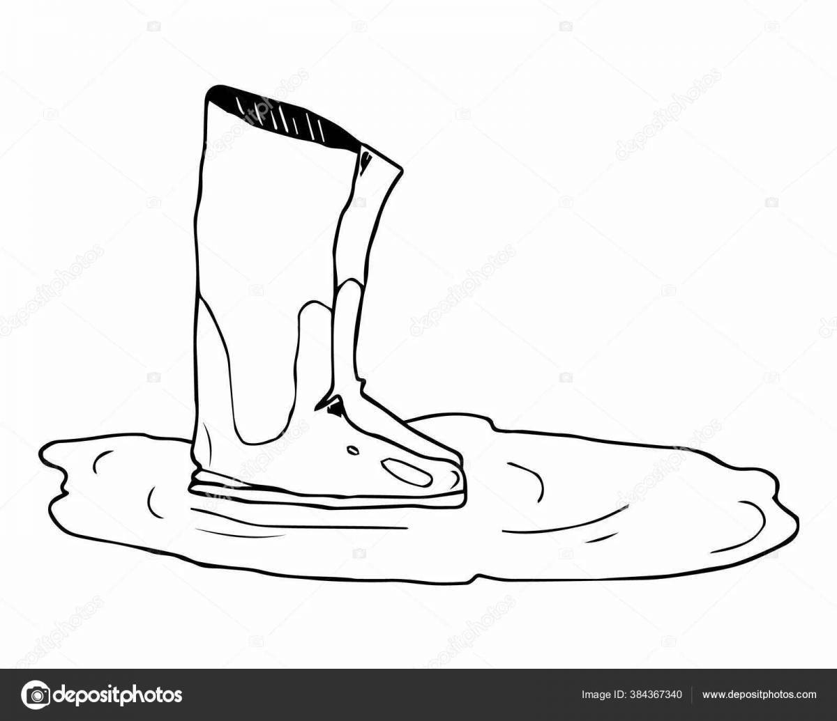 Coloring page sweet puddle