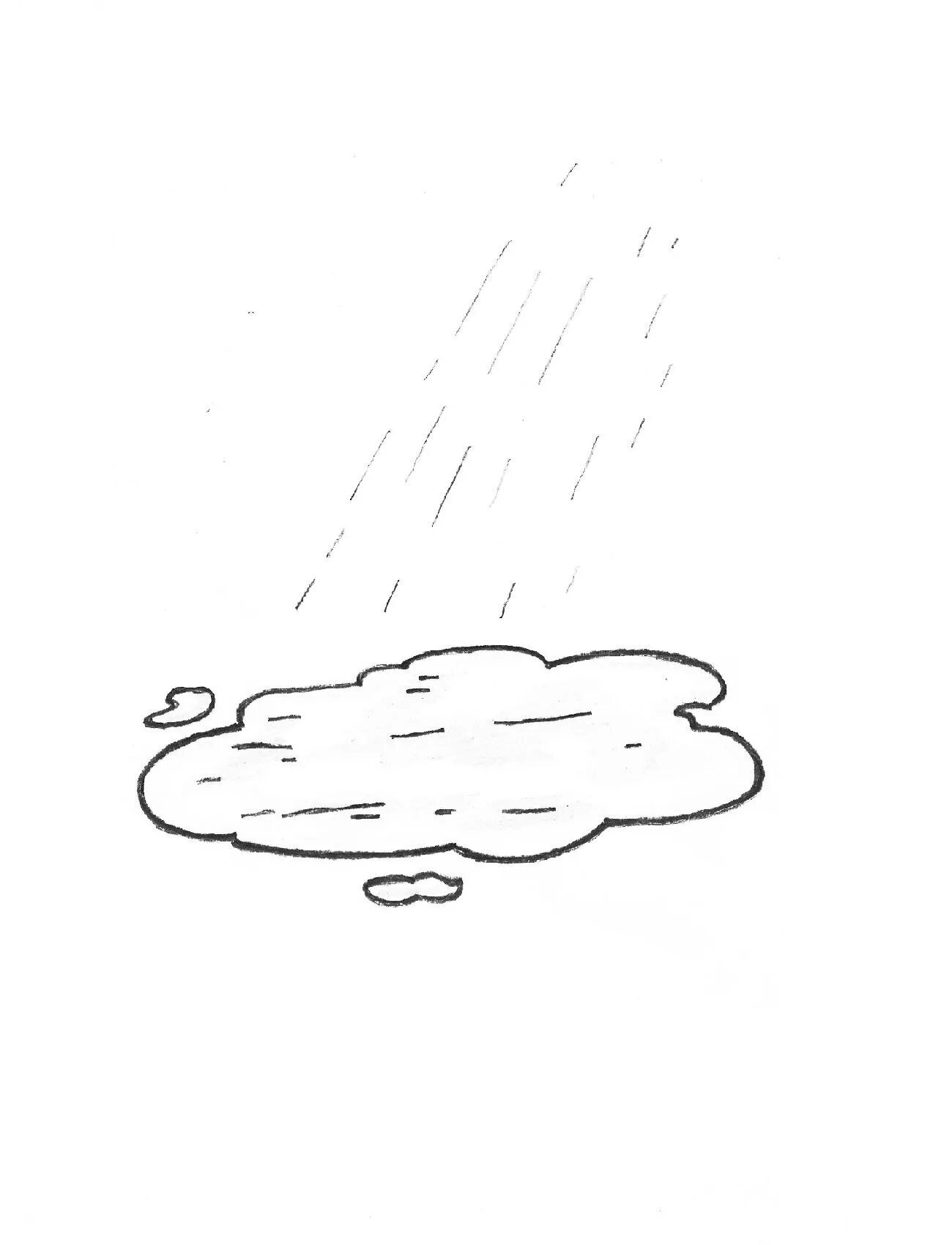 Beautiful puddle coloring page