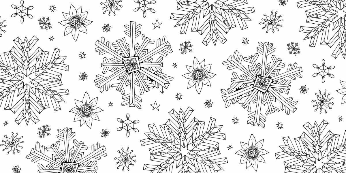 Elegant frost coloring