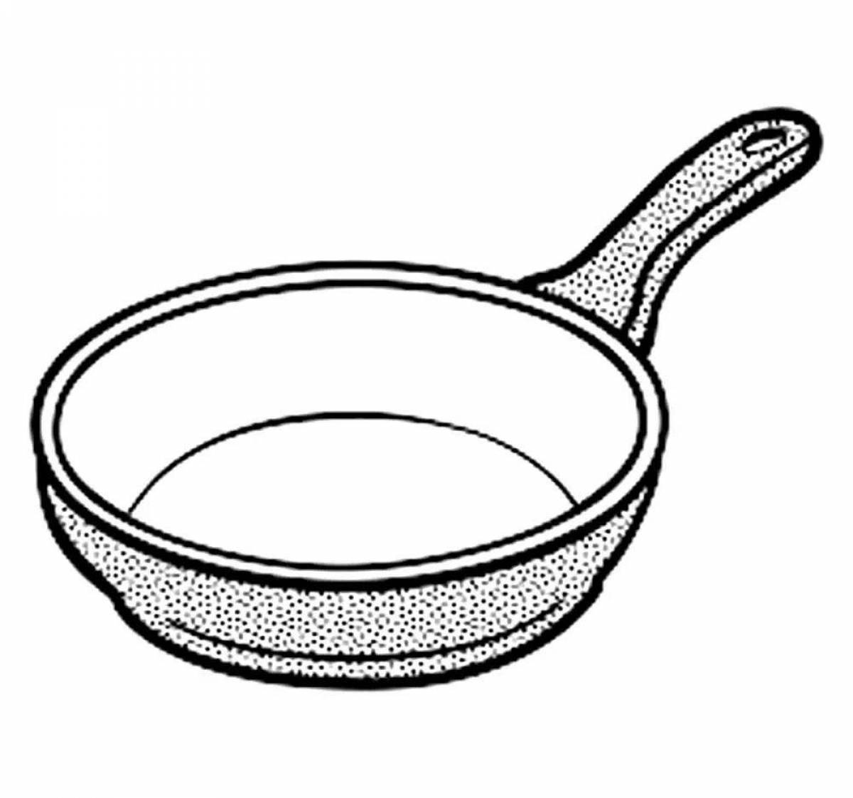 Glitter sieve coloring page