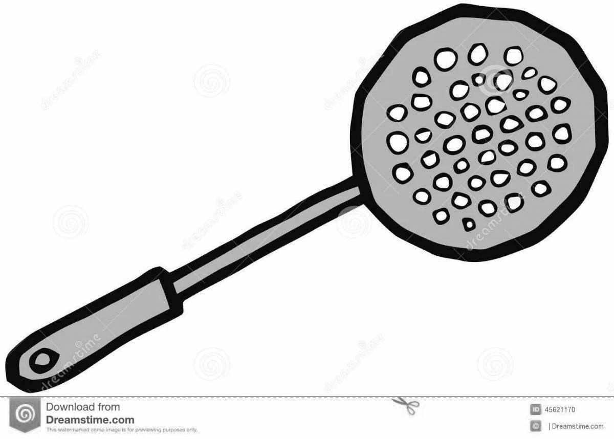 Photo Amazing Sieve Coloring Page