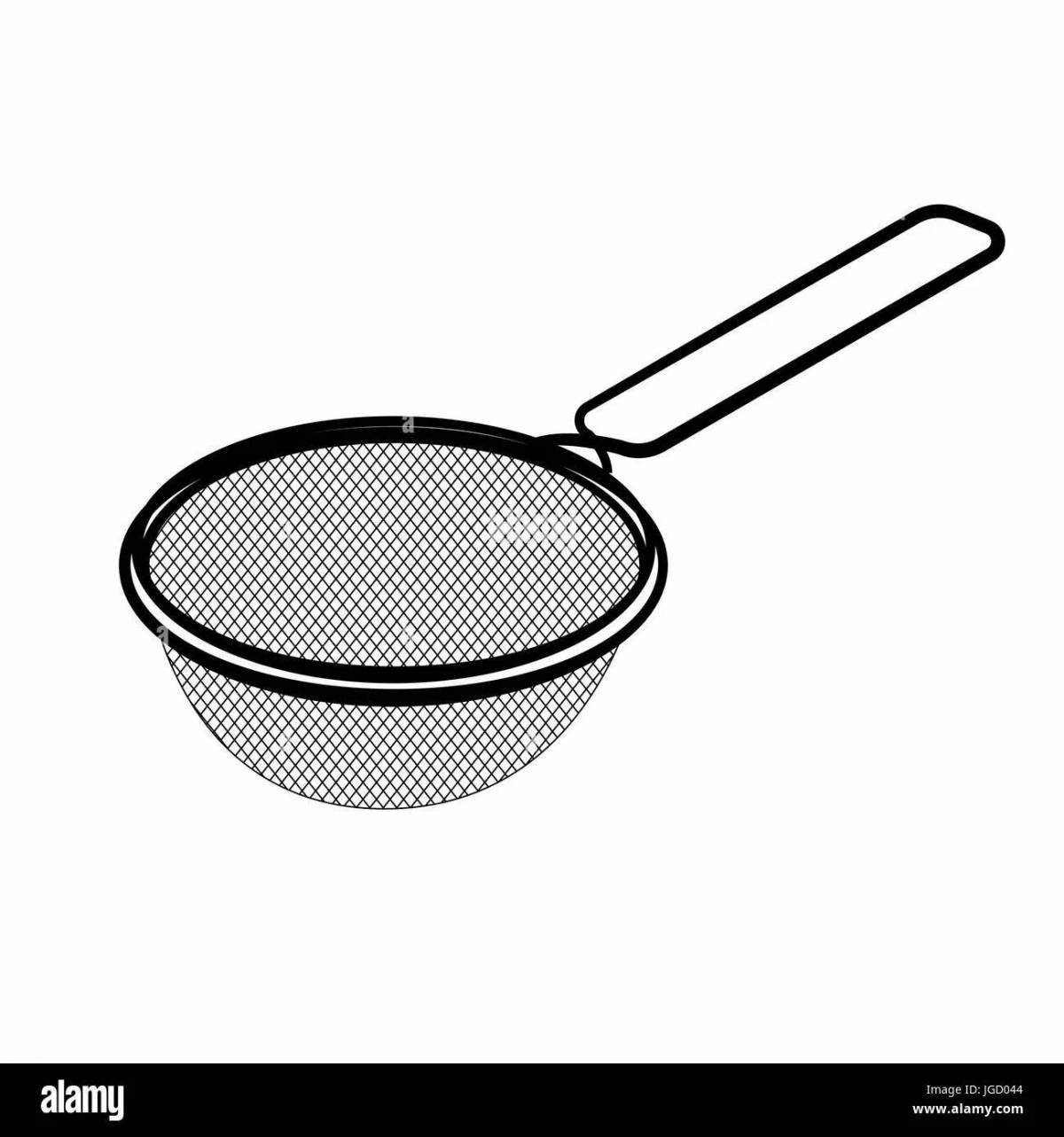 Fancy Sieve coloring page