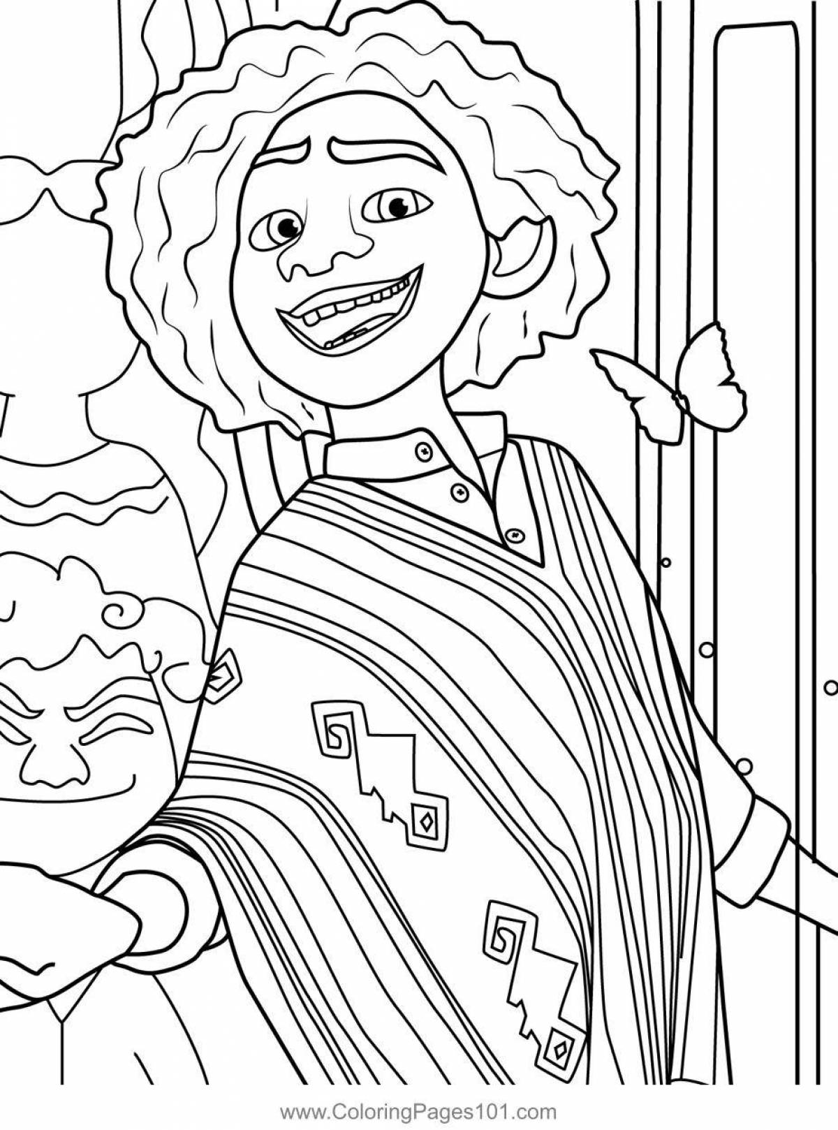 Charming isabelle coloring book