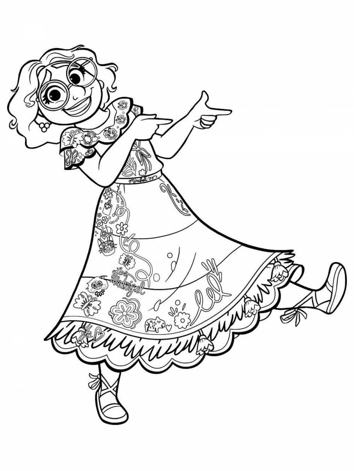 Photo Isabelle's awesome coloring book