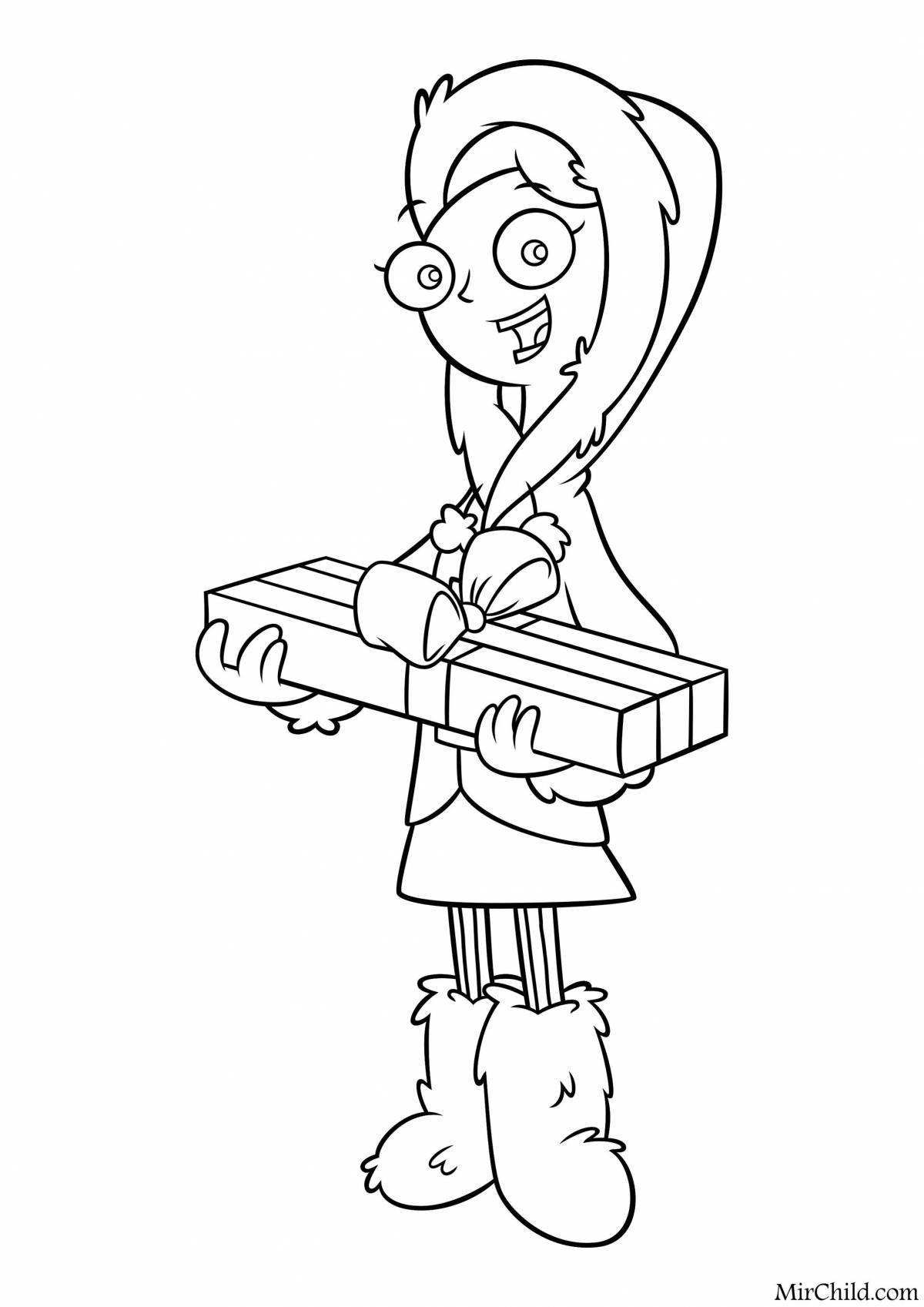 Photo Colouring gorgeous isabelle