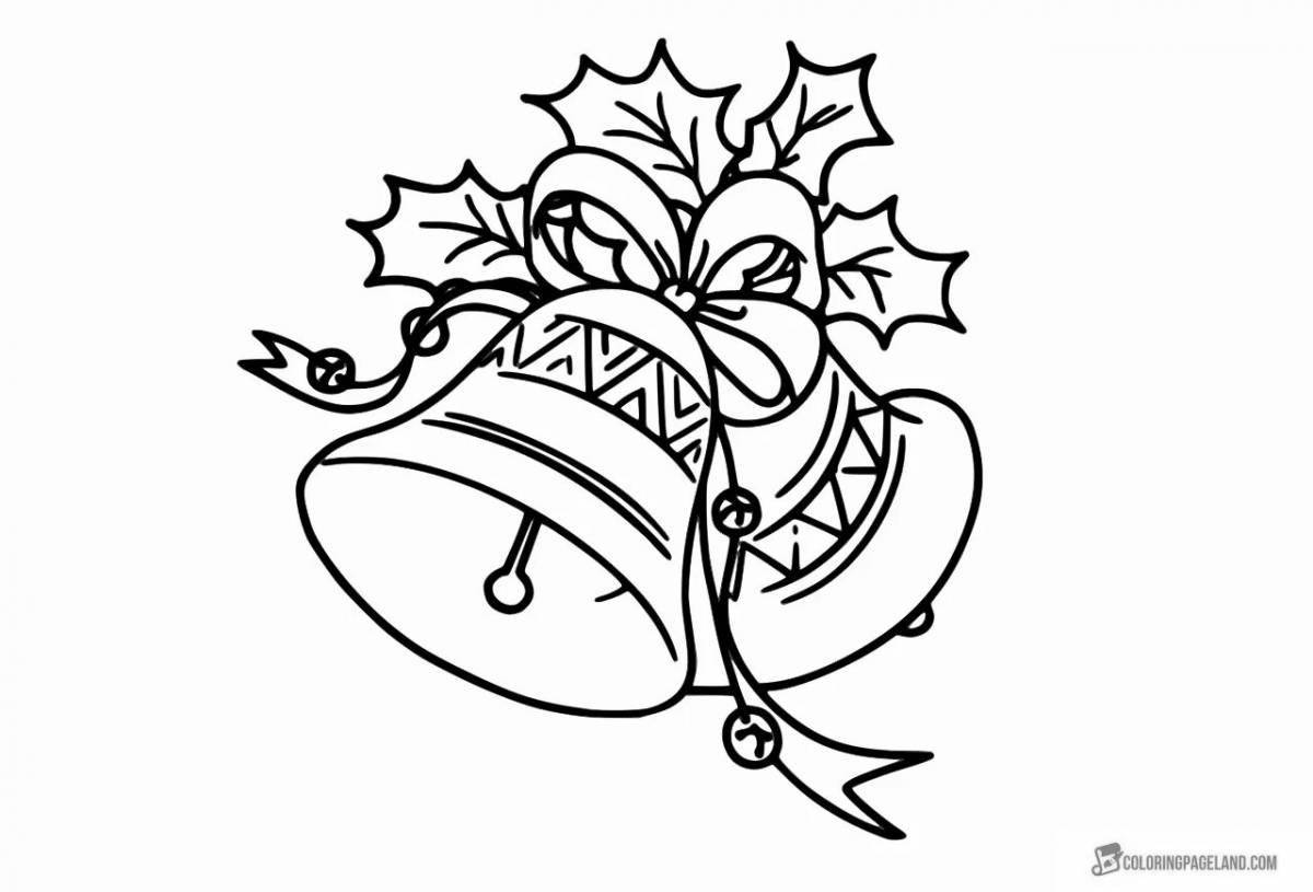 Coloring page elegant bells