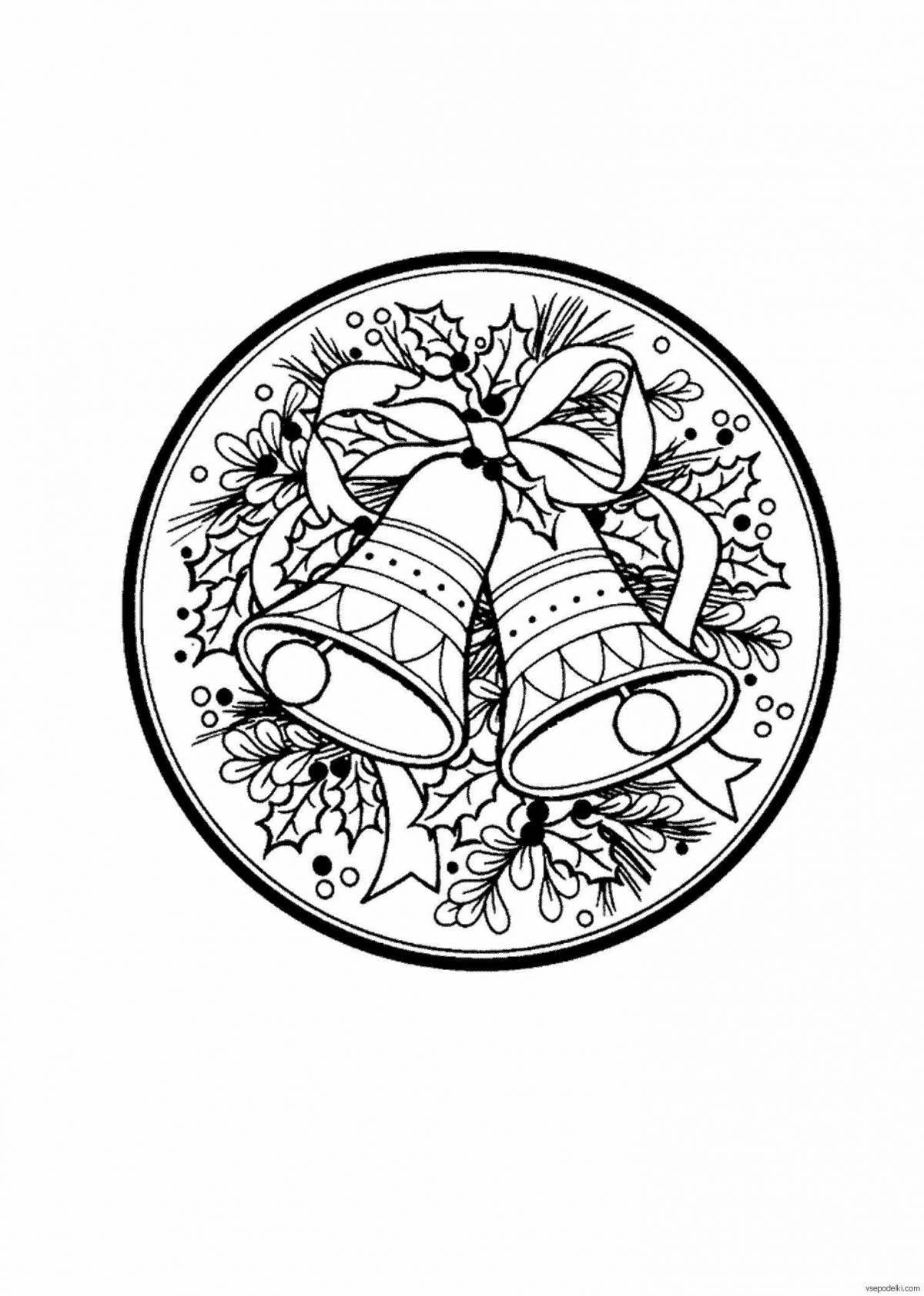 Coloring page unusual bells