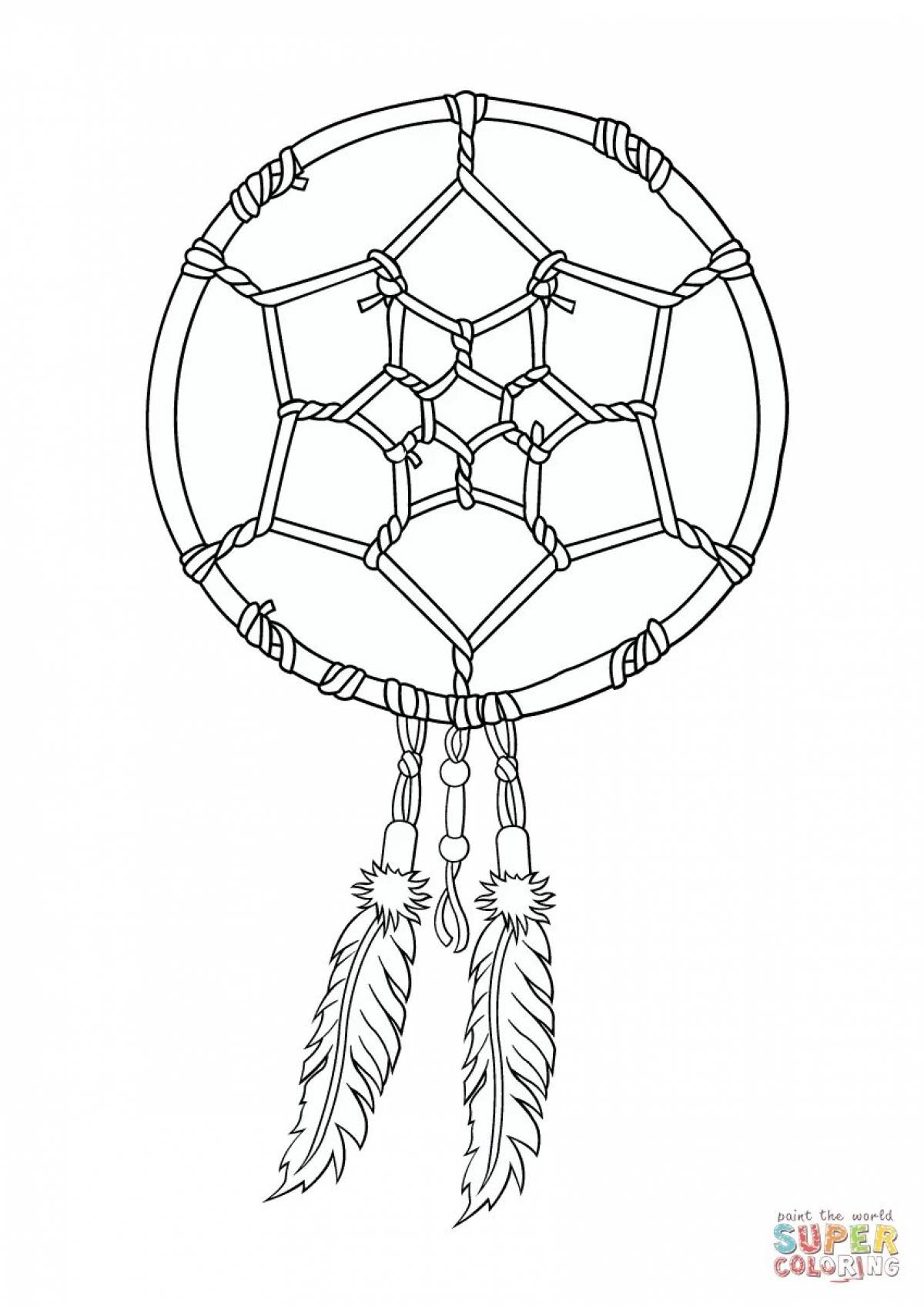 Coloring page wonderful amulet