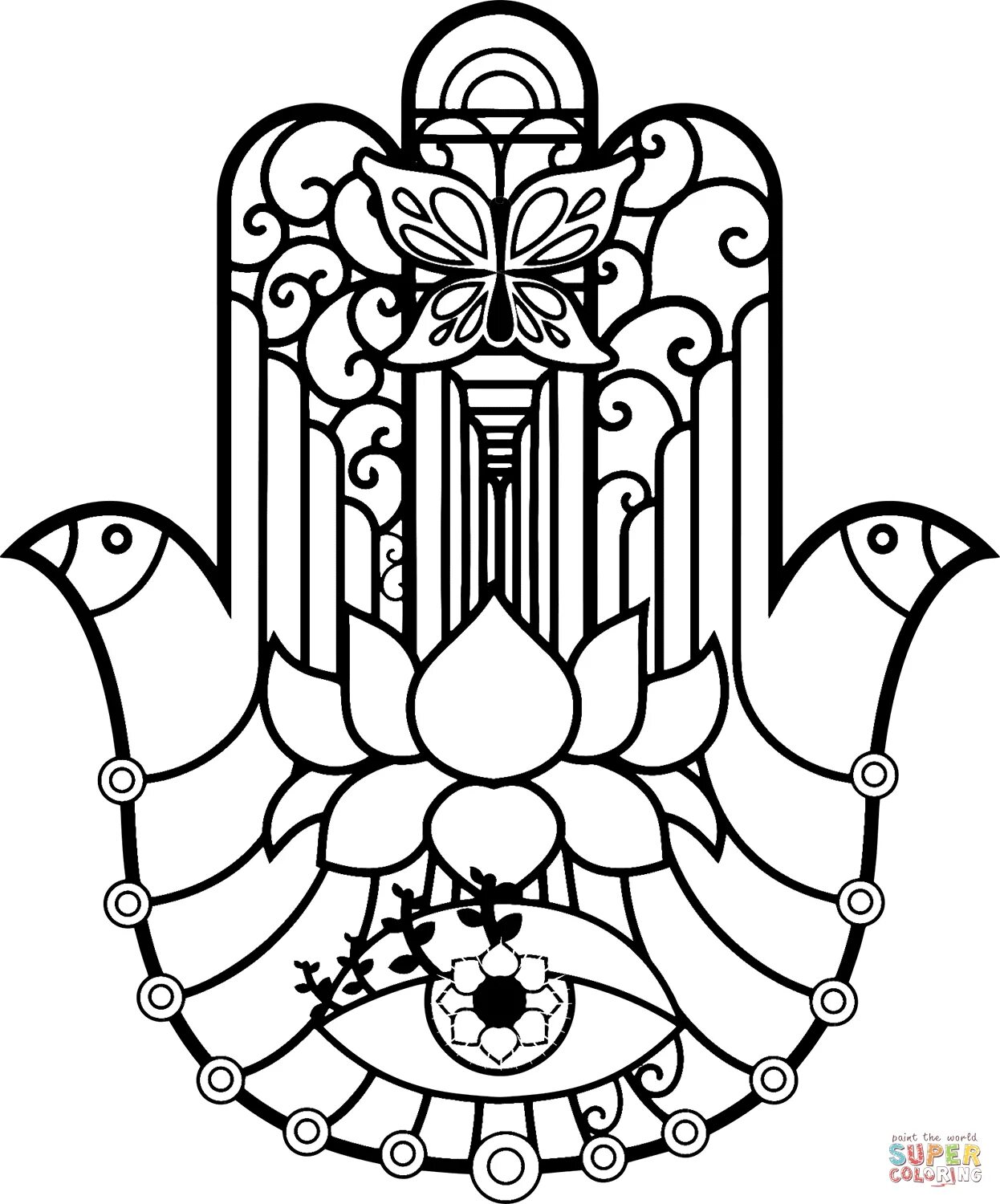 Coloring book alluring amulet