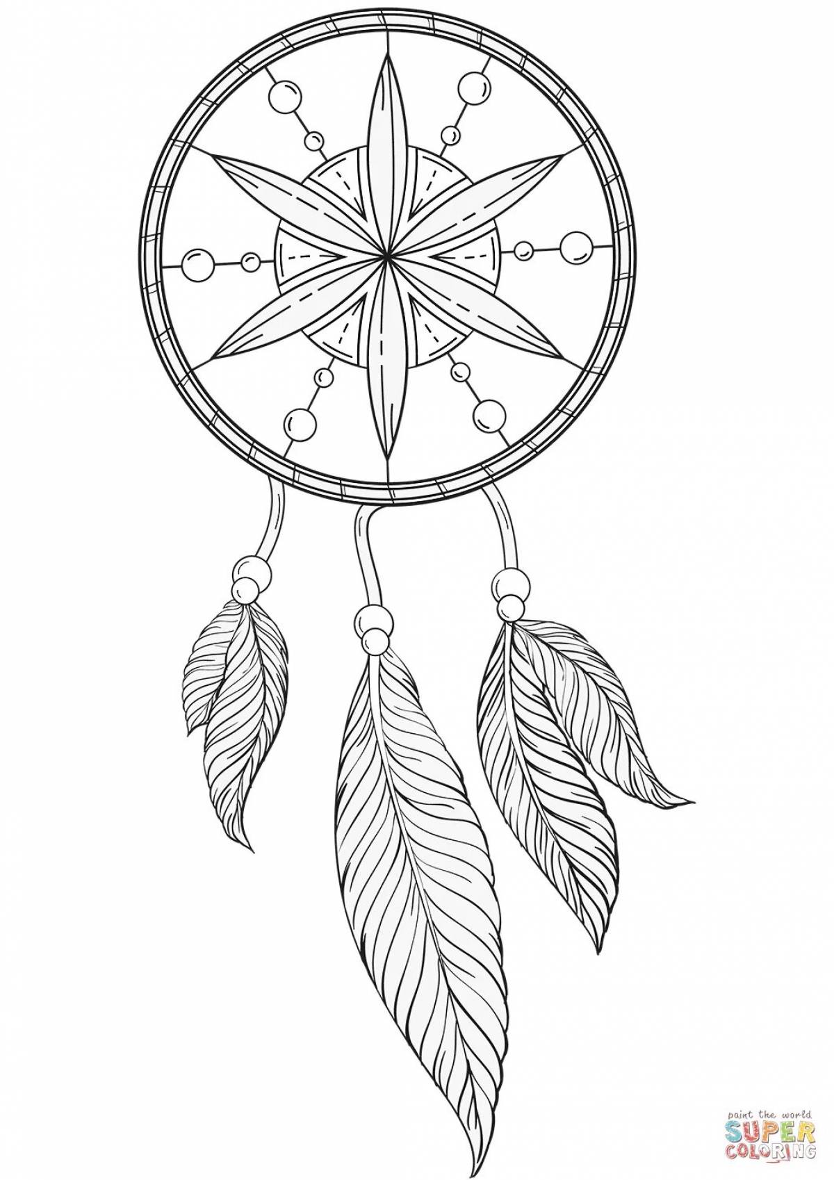 Coloring page deceitful amulet