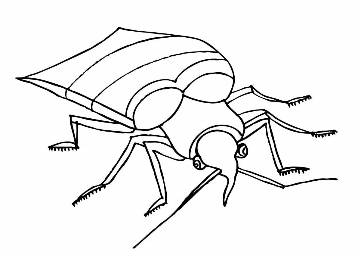 Exciting coloring page bug