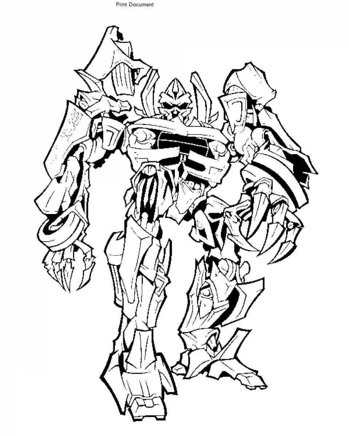 Wonderful coloring barricade