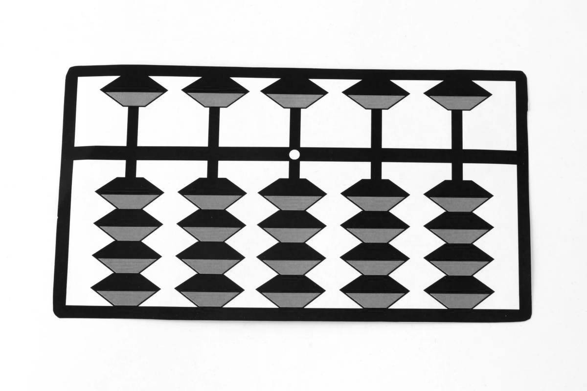 Playful coloring abacus