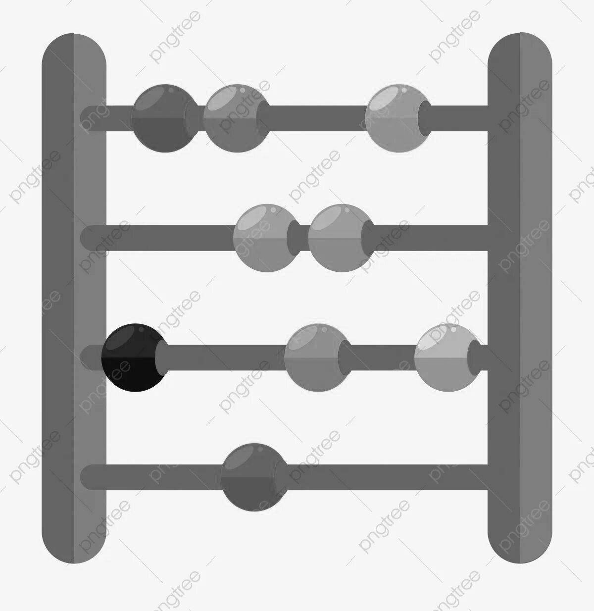 Fun coloring abacus
