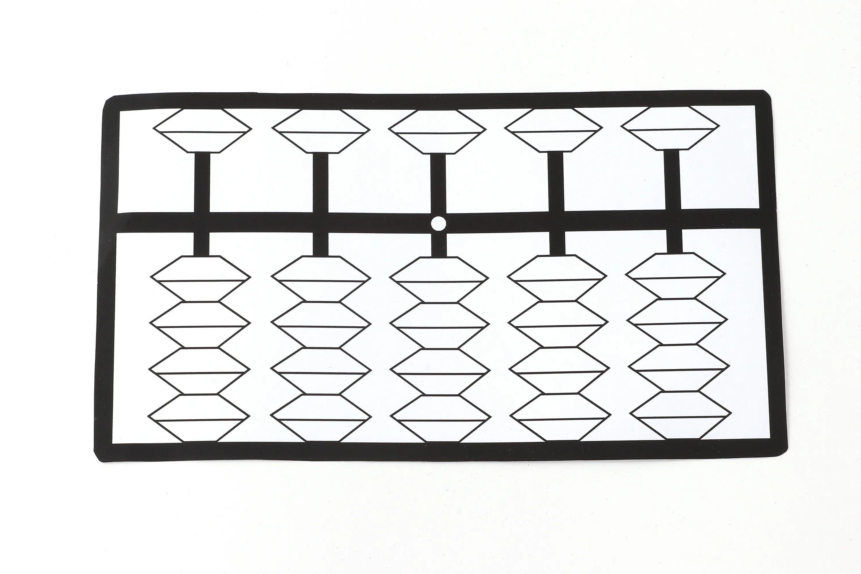 Frantic abacus coloring