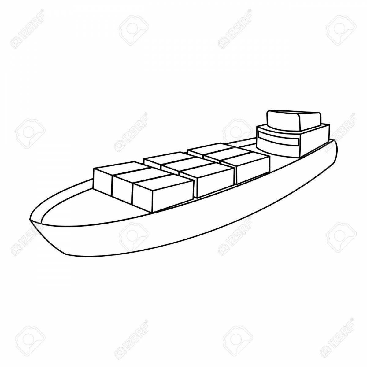 Flawless Tanker coloring page