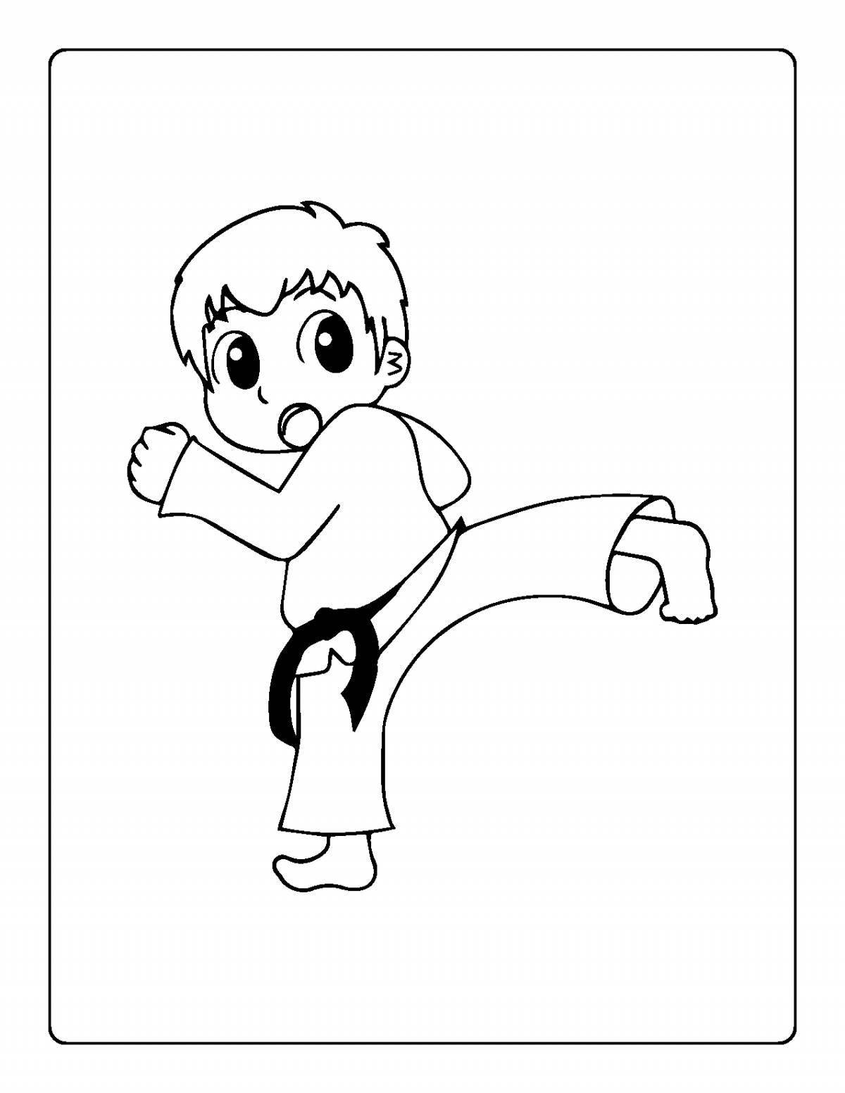 Dynamic coloring of judokas