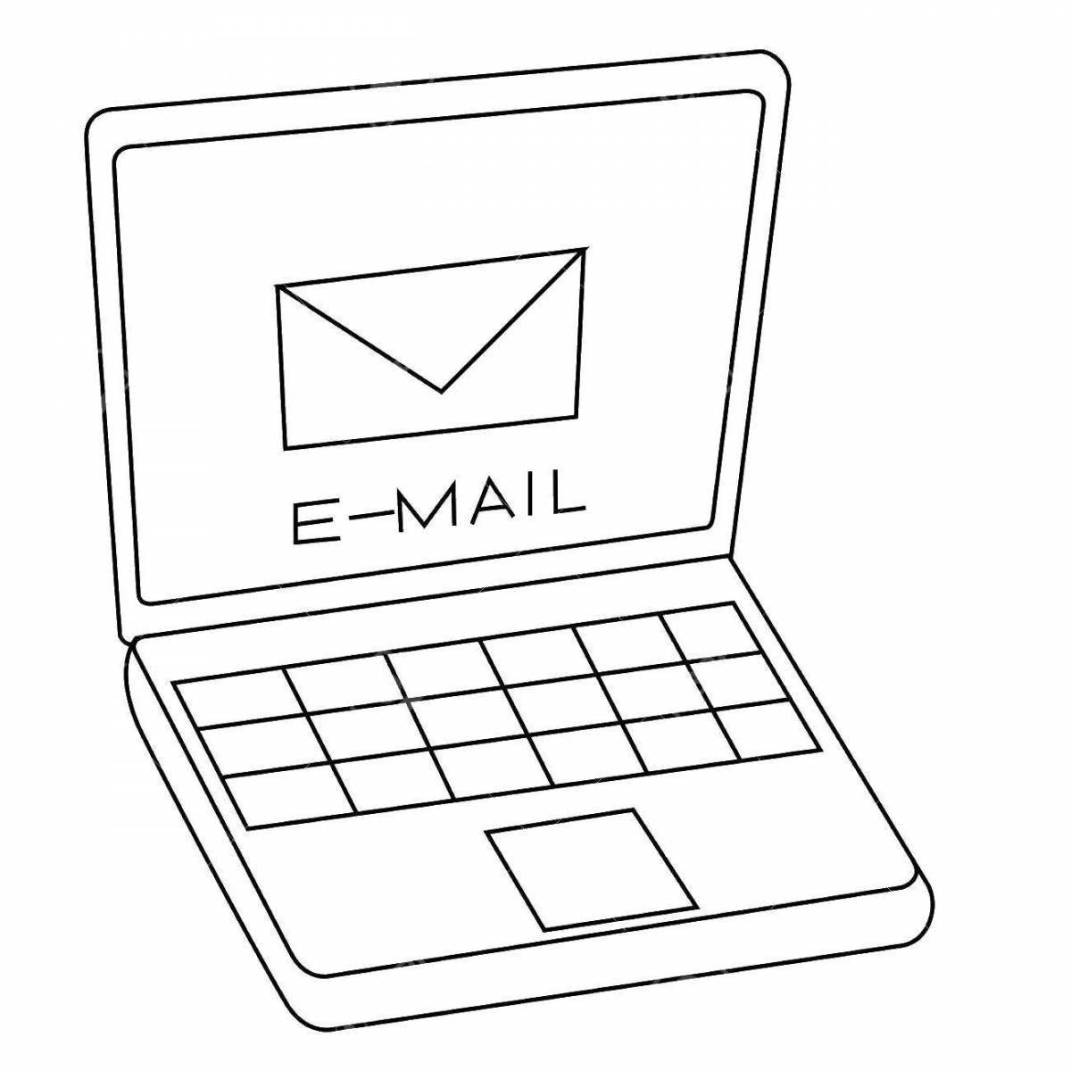 Email coloring page