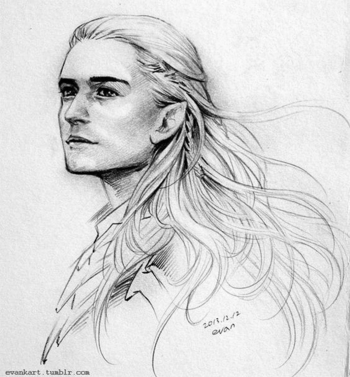 Exquisite legolas coloring book