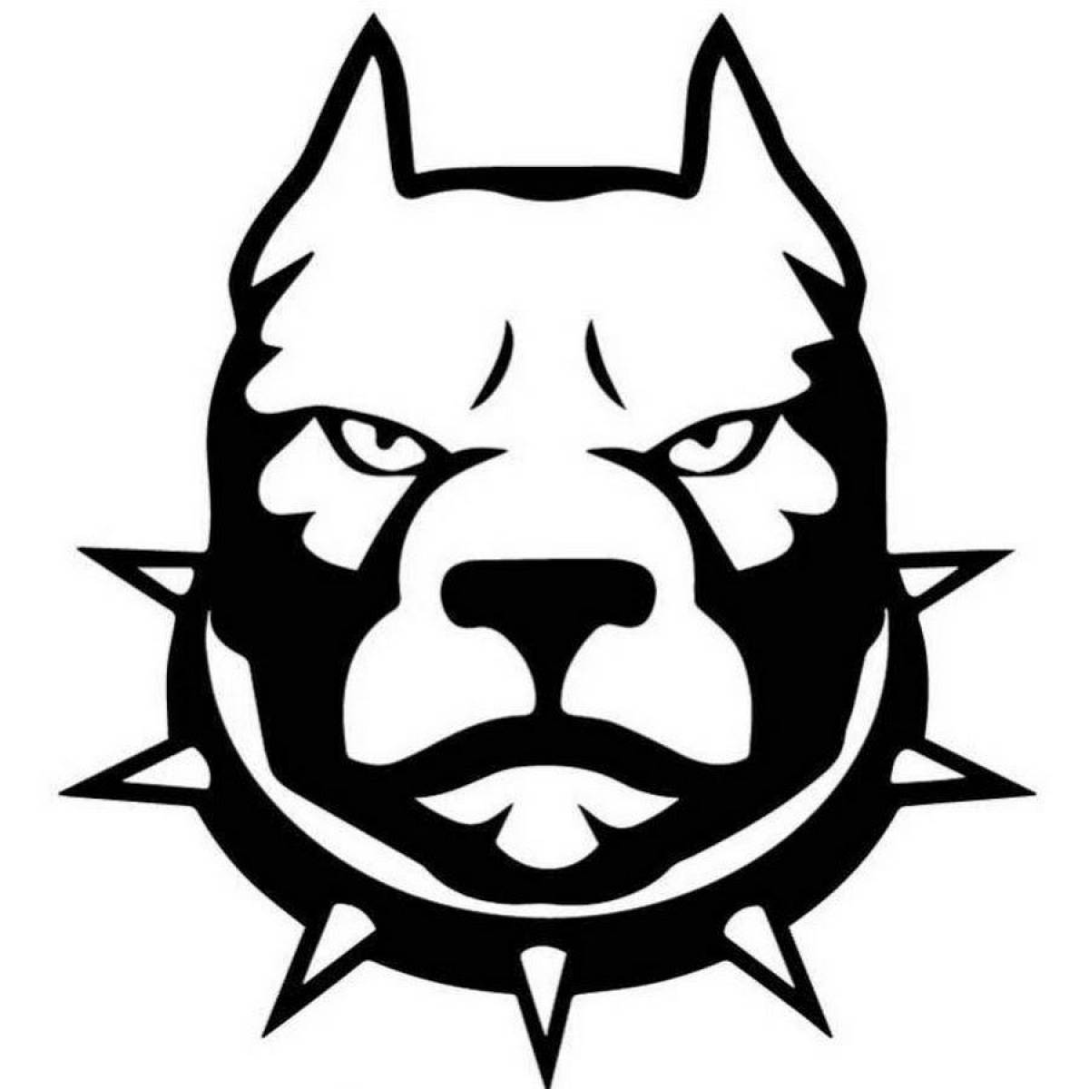 Great amstaff coloring book