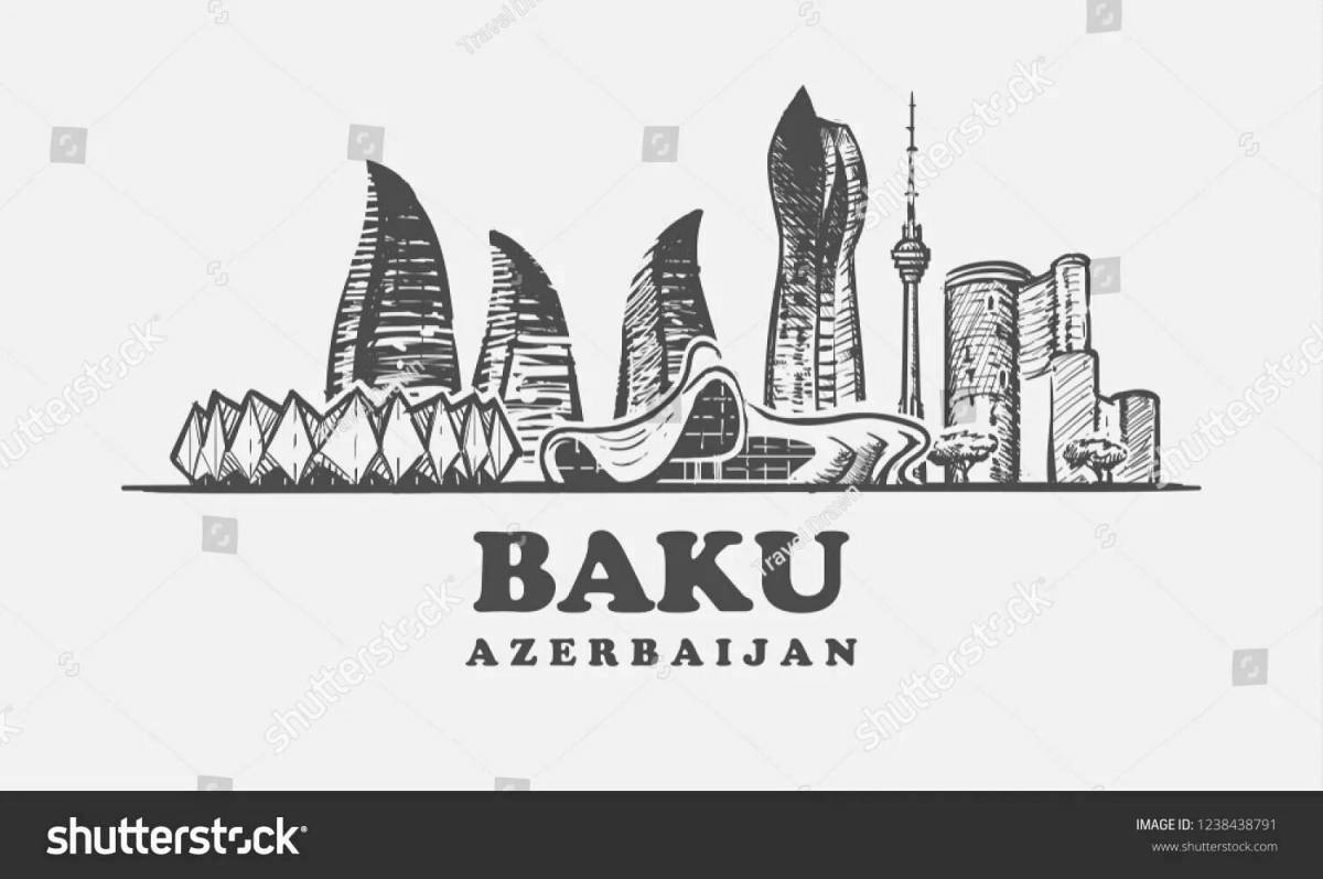 Colorful coloring of Baku