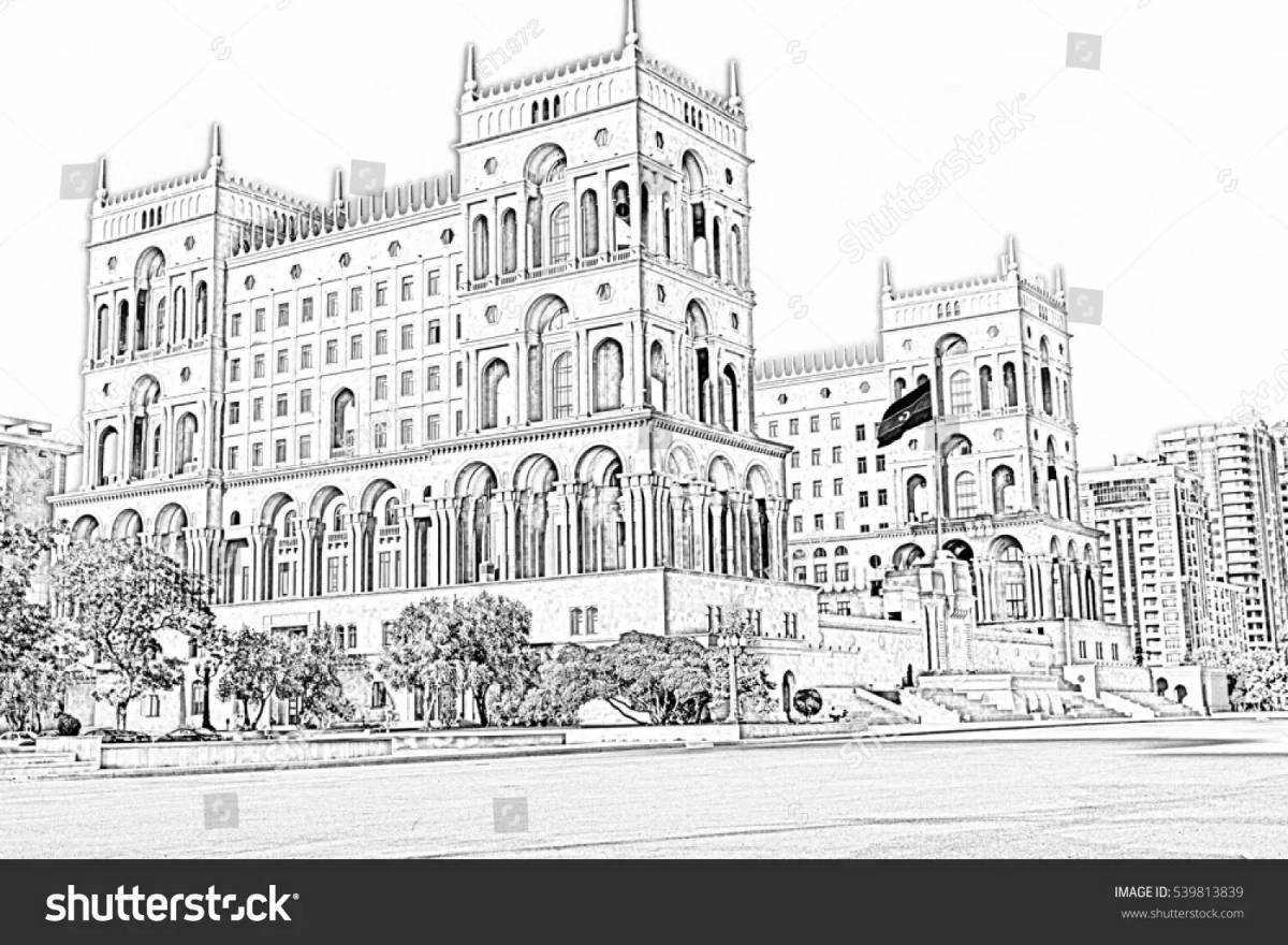 Coloring book enthusiastic baku