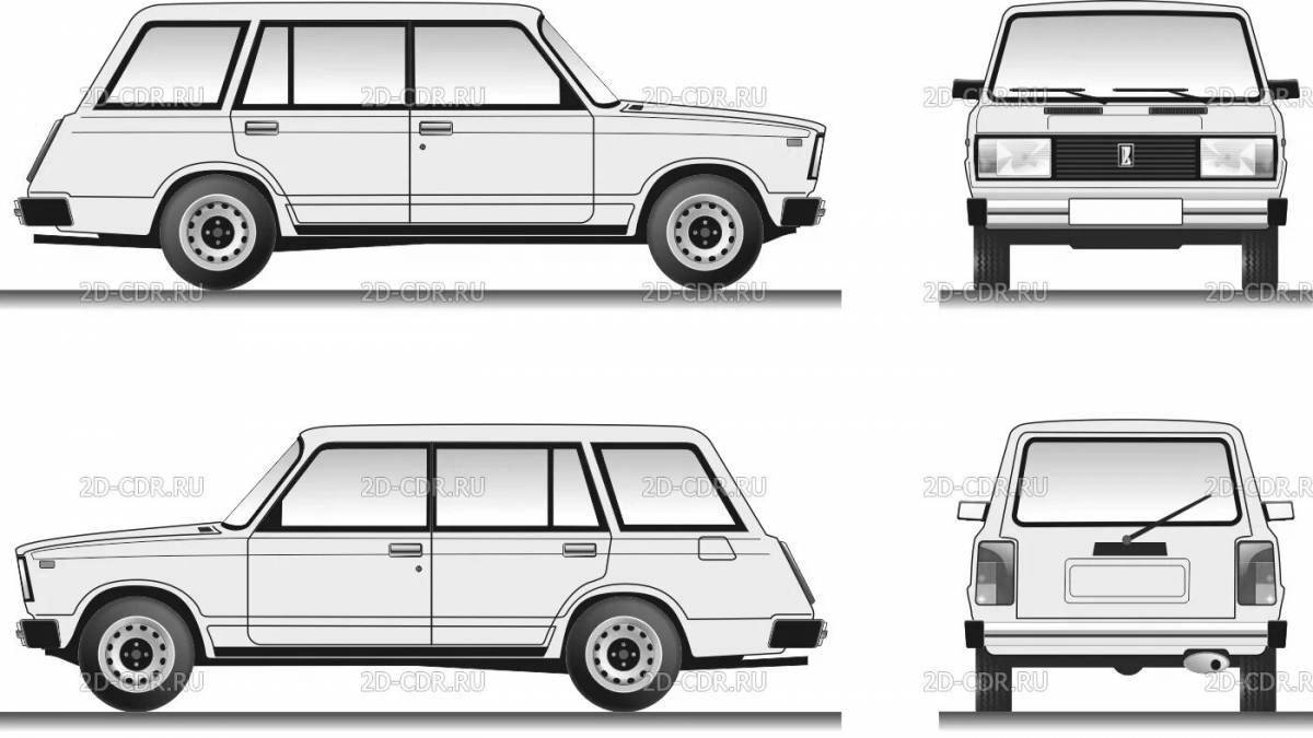 Delightful coloring page 2104