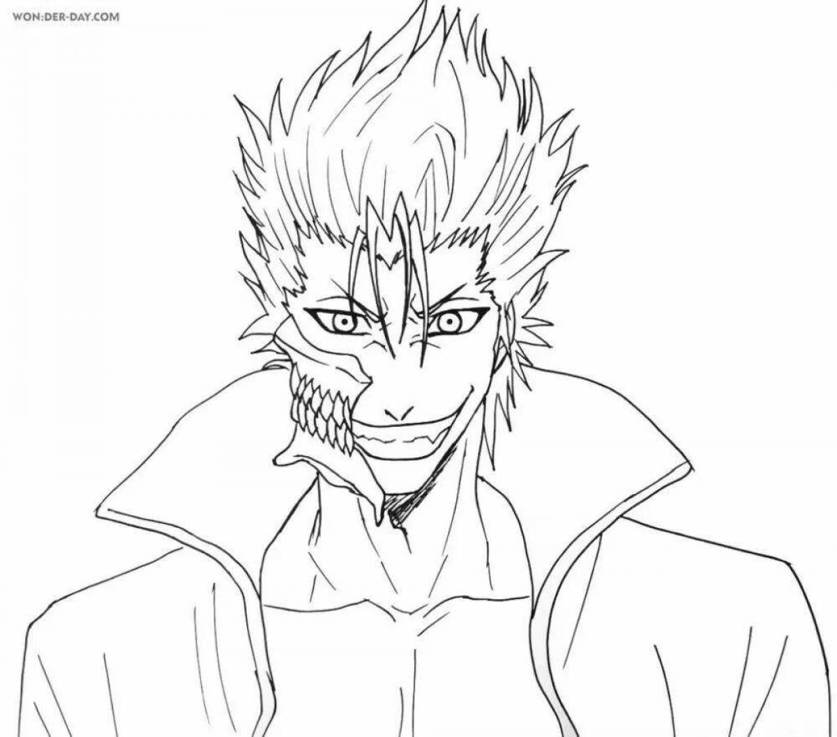 Joyful ichigo coloring page