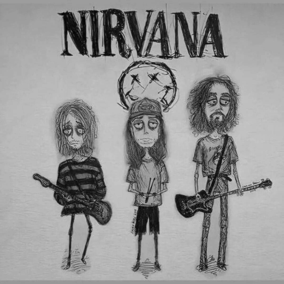 Glorious nirvana coloring page