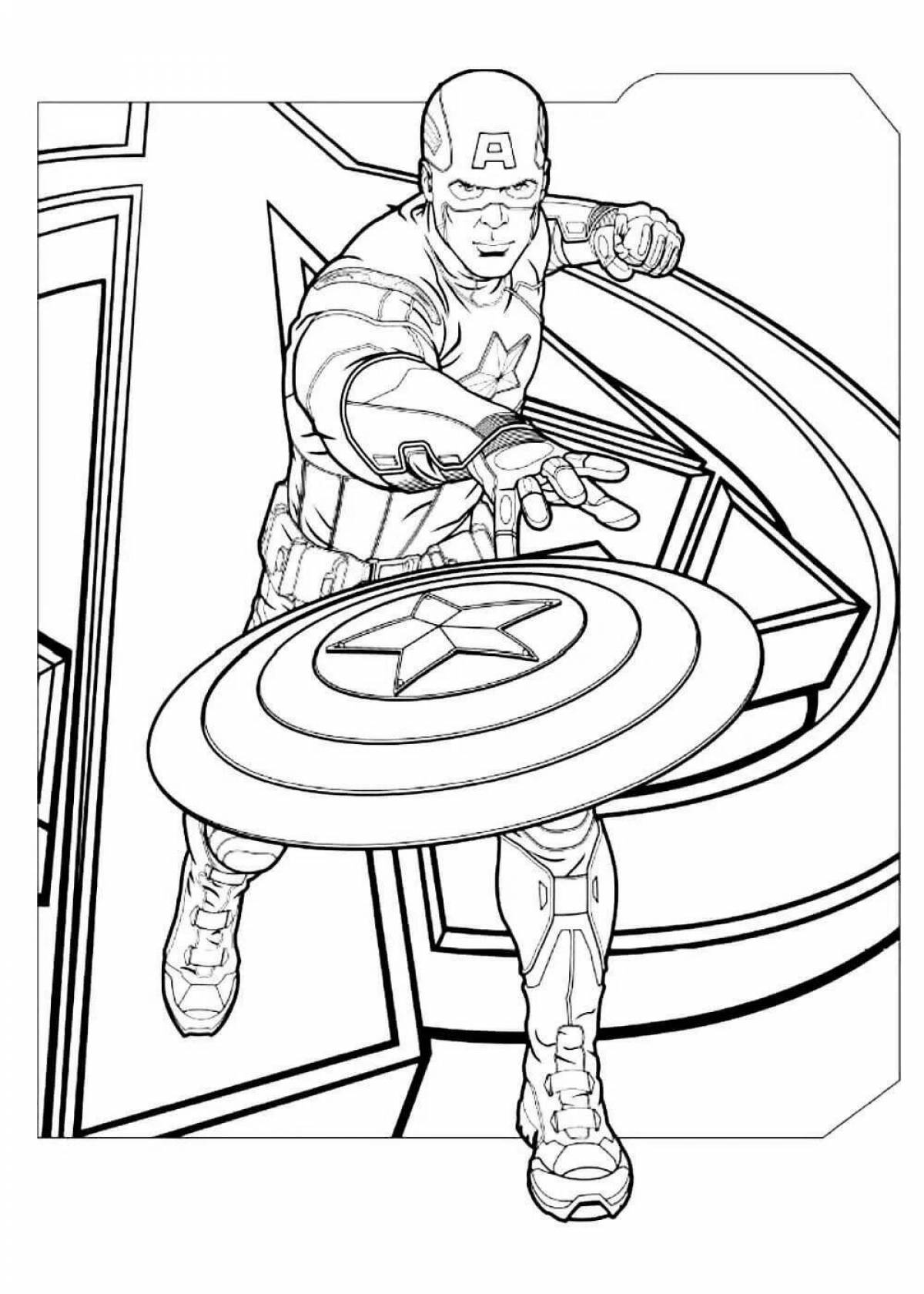 Avengers deluxe coloring book