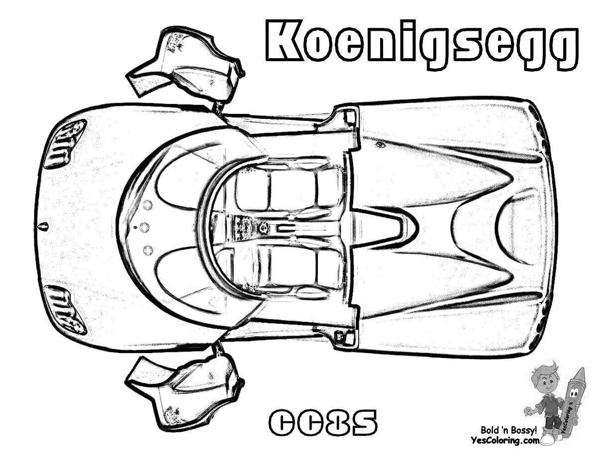 Koenigsegg's excellent coloring book