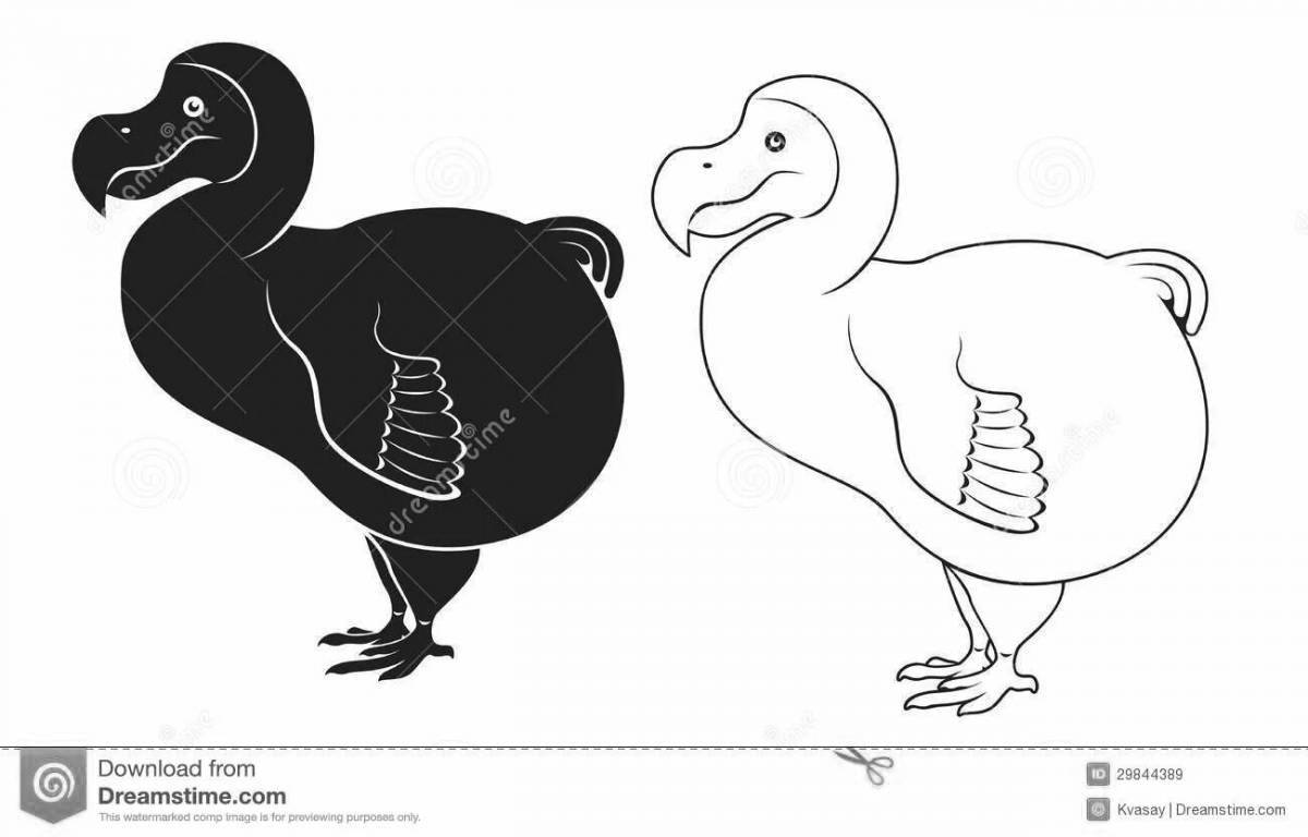 Fabulous dodo coloring book