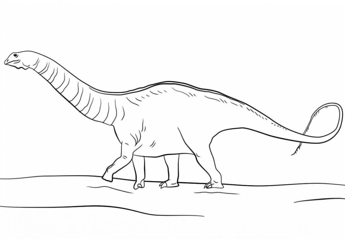 Great Apatosaurus Coloring Page