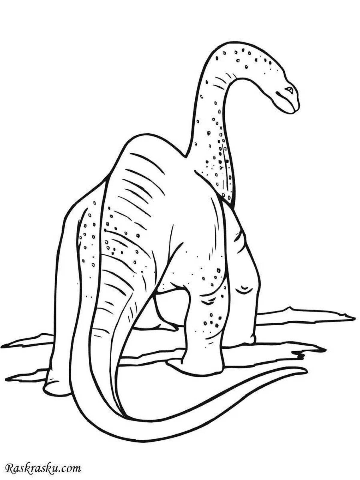 Apatosaurus coloring book