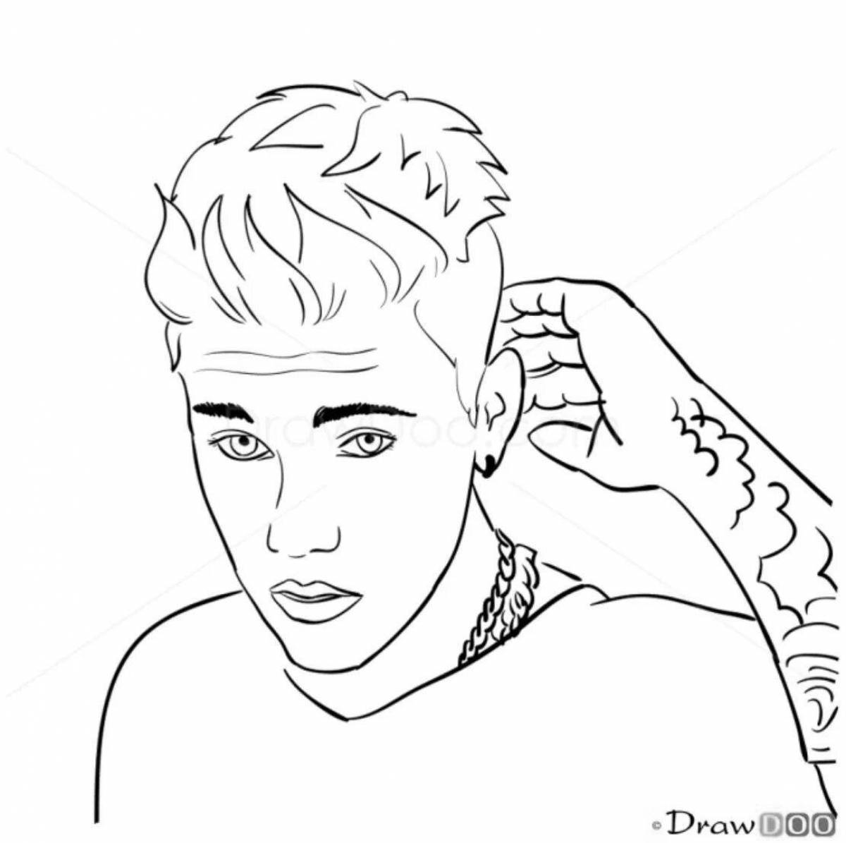 Coloring page charming egor