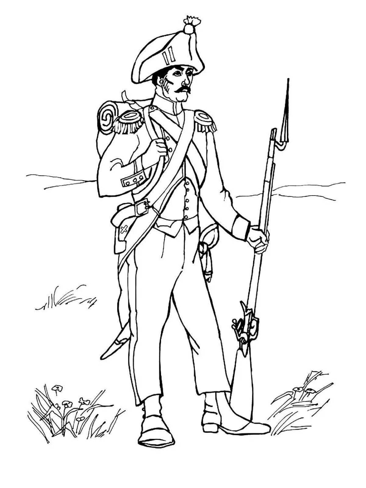 Radiant Hussar coloring page