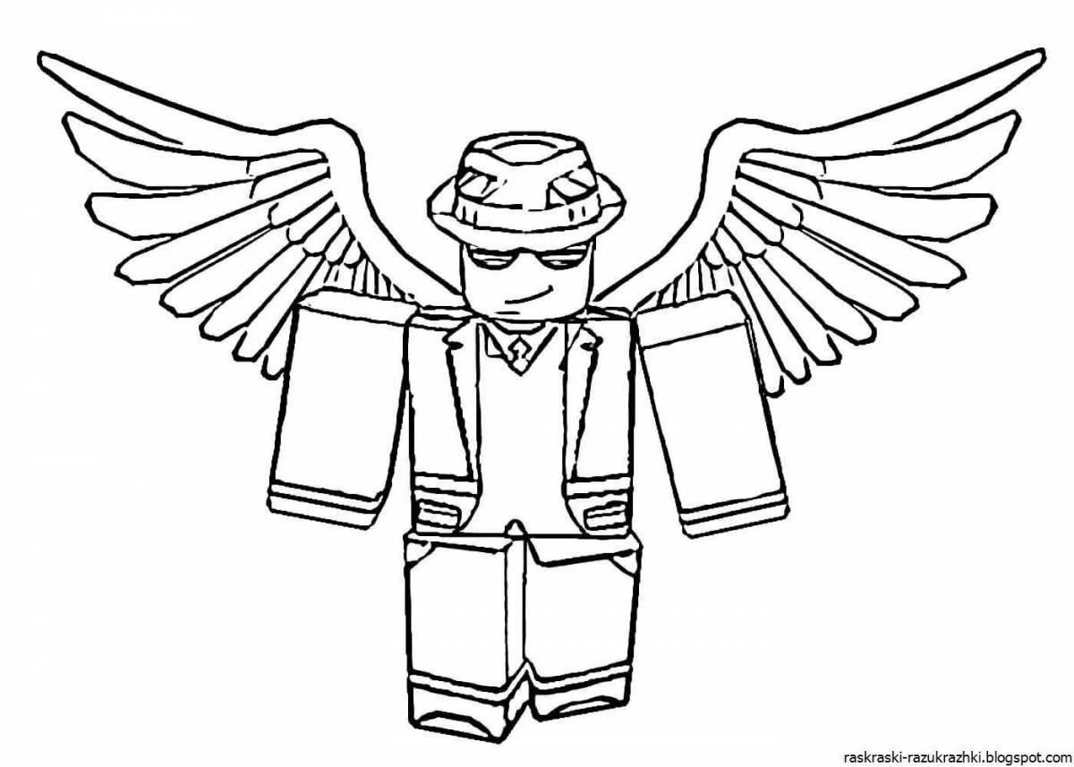 Wonderful roblox coloring book for girls