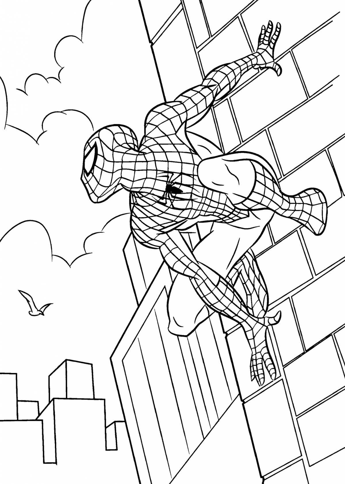 Spider-man superb coloring book