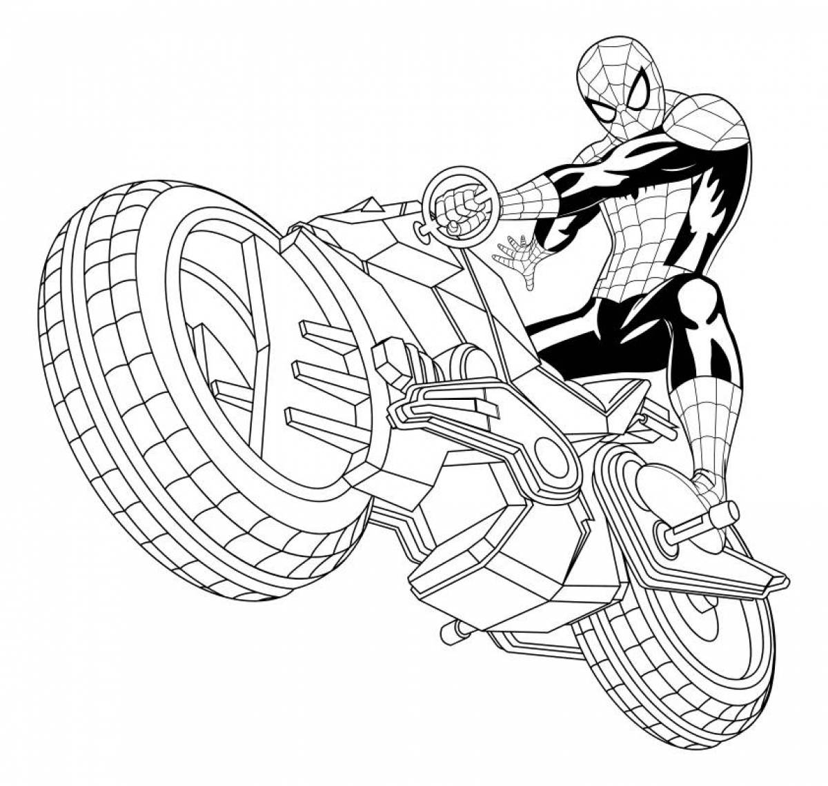 Spider-Man amazing coloring pages