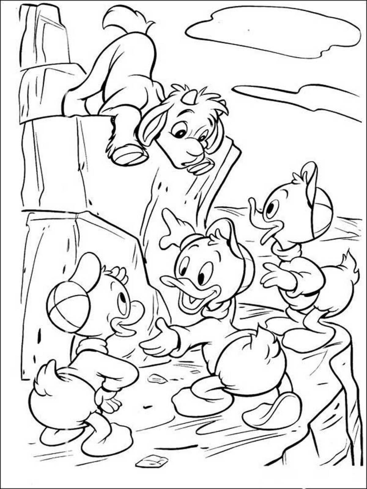 Rampant tilly willy coloring book