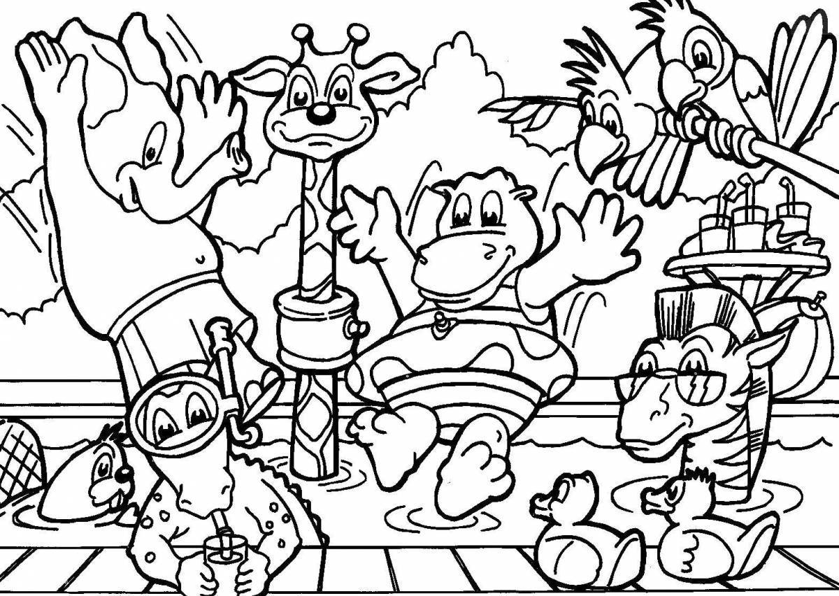Coloring book shining tilly willy