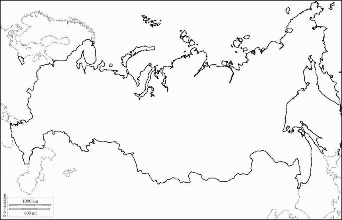 Charming captivating map of russia