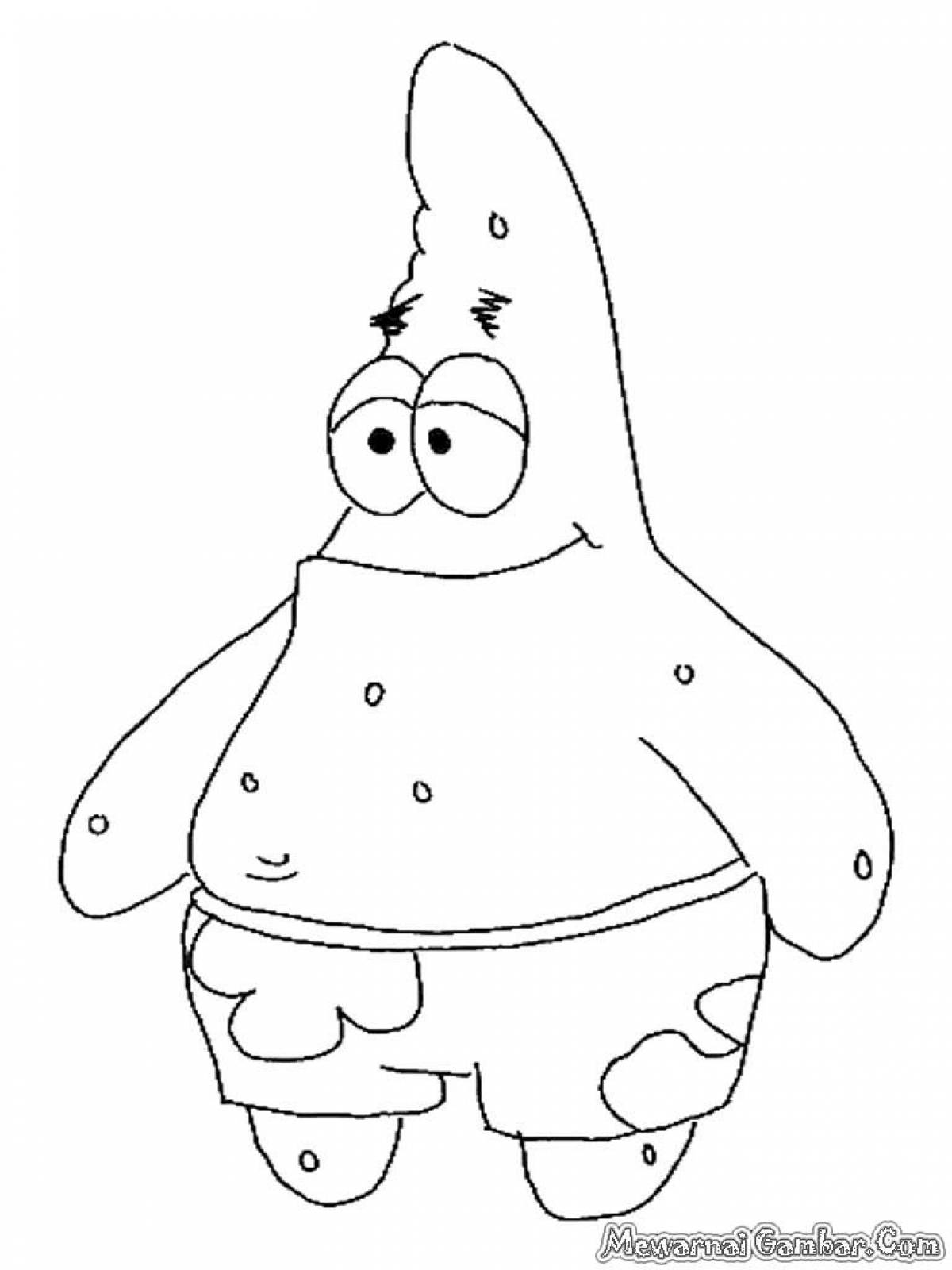 Patrick's dazzling coloring book