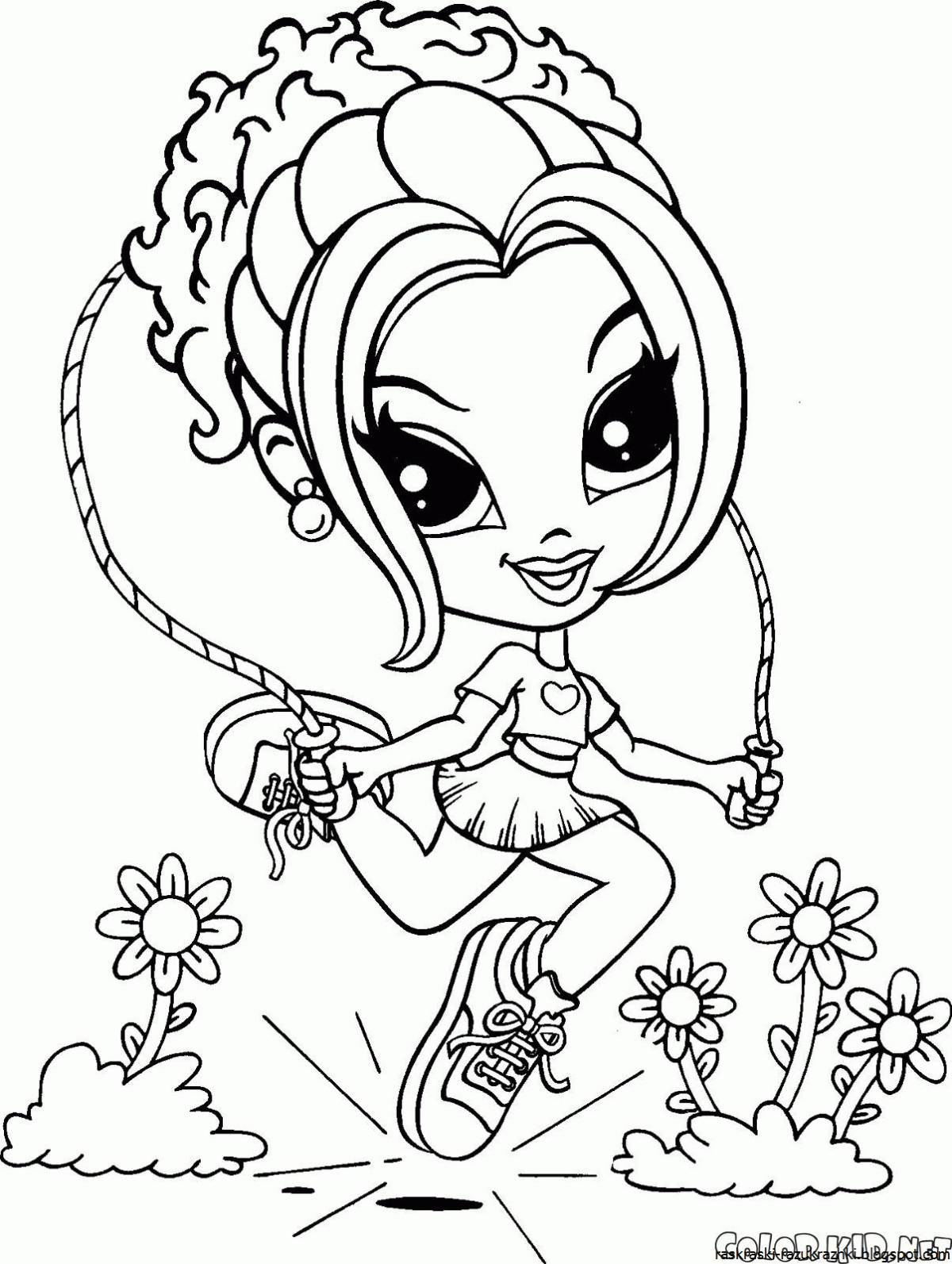 Раскраски Барби (Barbi coloring pages). Раскраски для девочек Барби скачать